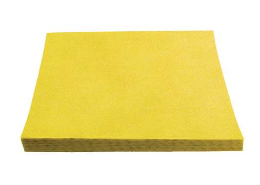 Фото товара "GOLD Шлифовальный лист на липучке, бумажная основа, оксид алюминия, без отв., 70х420 мм, Р80"