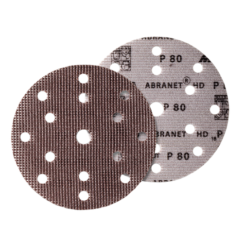 Фото товара "ABRANET HD Шлифовальный круг, сетчатая основа из нейлона, 150 мм, 15 отверстий, Р180"