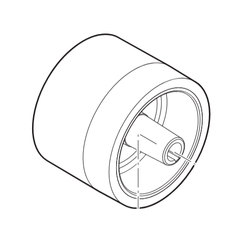 Фото товара "Приводной диск с полиуретановым покрытием 200х75 мм"