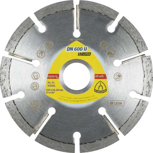 Фото товара "DN600U Алмазный диск по цементн.стяжке и газобетону, ø 115х8х22,23 мм, - 1 шт/уп. DT/SUPRA/DN600U/S/115X8X22,23/9S/7"