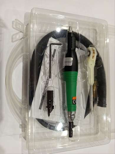 Фото товара "27932 Пневматическая турбо-шлифмашинка  с цангой 3 мм, 35000 об/мин, 0.16 кВт, 0,28 кг"