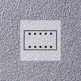 Q.SILVER Шлифовальный лист на липучке, латексная бумага, оксид алюминия, 10 отв., 115х230 мм, Р150