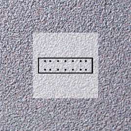 Q.SILVER Шлифовальный лист на липучке, латексная бумага, оксид алюминия, 14 отв., 70х420 мм, Р400